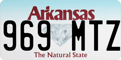 AR license plate 969MTZ