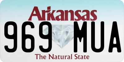AR license plate 969MUA