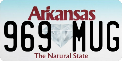 AR license plate 969MUG