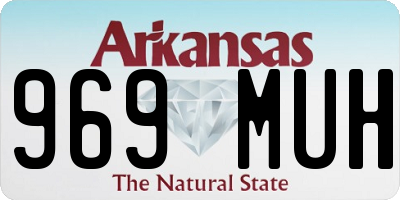 AR license plate 969MUH