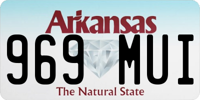 AR license plate 969MUI