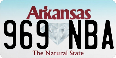 AR license plate 969NBA