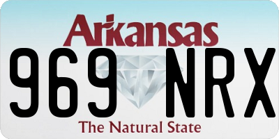 AR license plate 969NRX