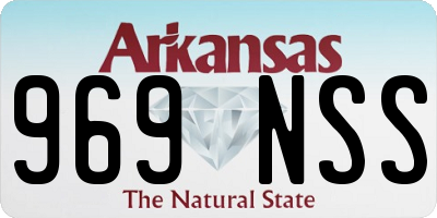 AR license plate 969NSS