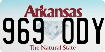 AR license plate 969ODY