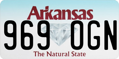 AR license plate 969OGN