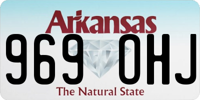 AR license plate 969OHJ