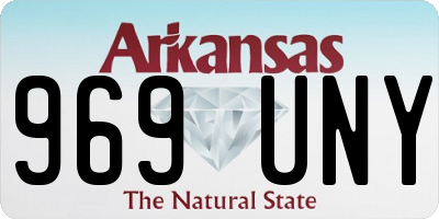 AR license plate 969UNY