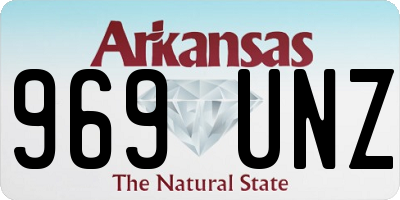 AR license plate 969UNZ