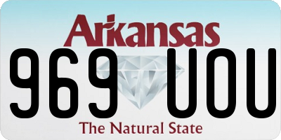 AR license plate 969UOU