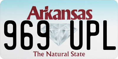 AR license plate 969UPL