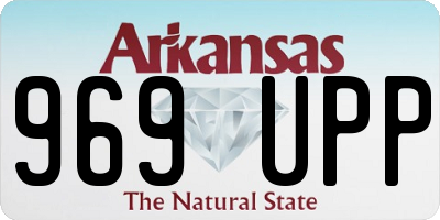 AR license plate 969UPP