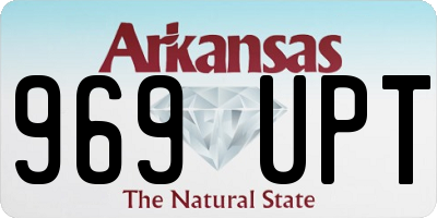 AR license plate 969UPT