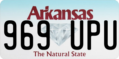 AR license plate 969UPU