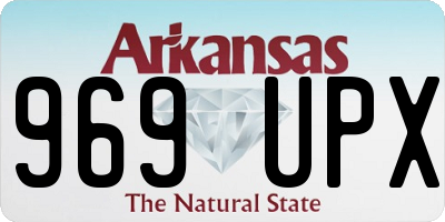 AR license plate 969UPX