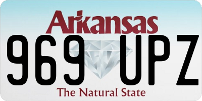 AR license plate 969UPZ