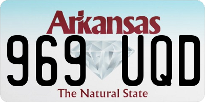 AR license plate 969UQD