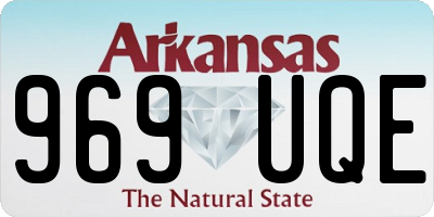 AR license plate 969UQE