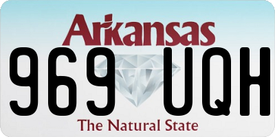 AR license plate 969UQH