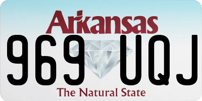 AR license plate 969UQJ
