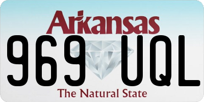 AR license plate 969UQL