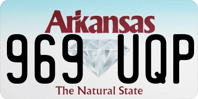 AR license plate 969UQP