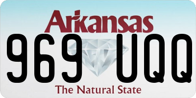AR license plate 969UQQ