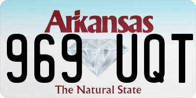 AR license plate 969UQT