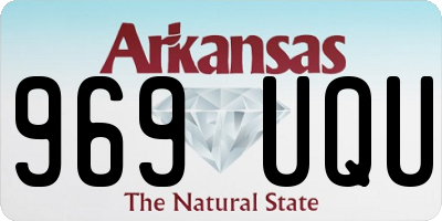 AR license plate 969UQU