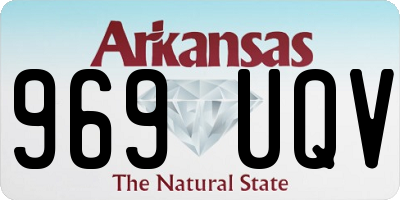 AR license plate 969UQV
