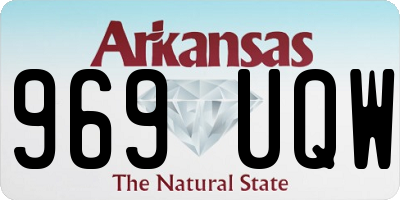 AR license plate 969UQW