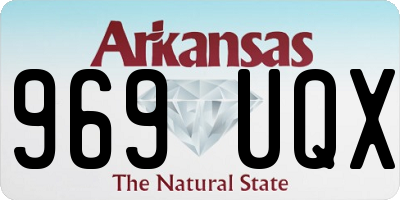 AR license plate 969UQX