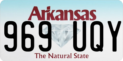 AR license plate 969UQY