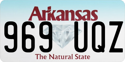 AR license plate 969UQZ