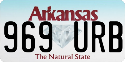 AR license plate 969URB