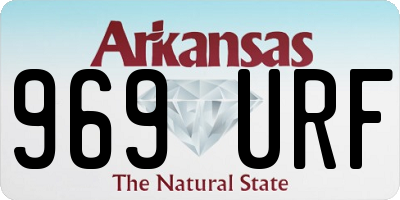 AR license plate 969URF