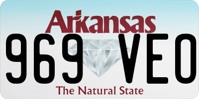 AR license plate 969VEO