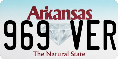 AR license plate 969VER