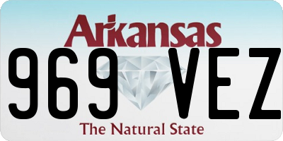 AR license plate 969VEZ