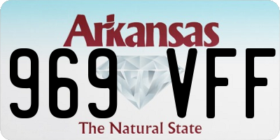 AR license plate 969VFF