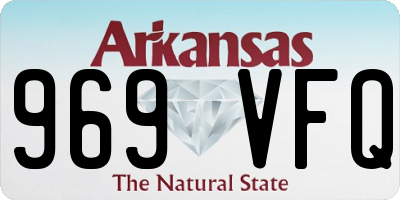 AR license plate 969VFQ