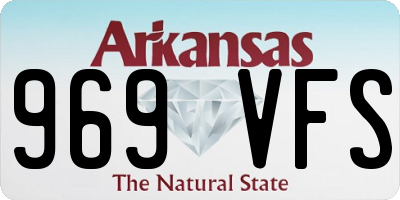 AR license plate 969VFS