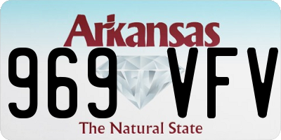 AR license plate 969VFV
