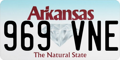AR license plate 969VNE