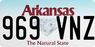 AR license plate 969VNZ