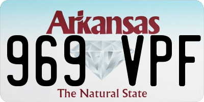AR license plate 969VPF