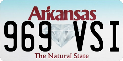 AR license plate 969VSI