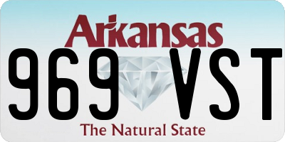 AR license plate 969VST