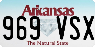 AR license plate 969VSX
