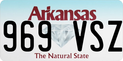 AR license plate 969VSZ